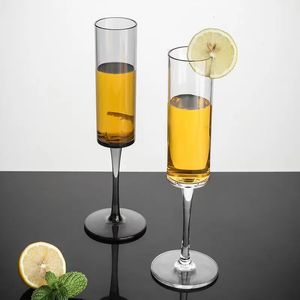 20105Pcs Acrylic Champagne Glasses Wedding Party Goblet Flute Wine Glass Home Bar Drinkware Cups Valentines Day Gifts 165ML 240408