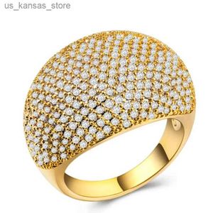 Cluster Rings Milangirl High Quality CZ Ring for Womens Wedding Engagement Fashion Jewelry Ring240408