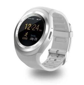Bluetooth Y1 Akıllı Saatler Reloj Relogio Android Smartwatch Telefon Arama Sony HTC Huawei Xiaomi Telefon İzle2688132