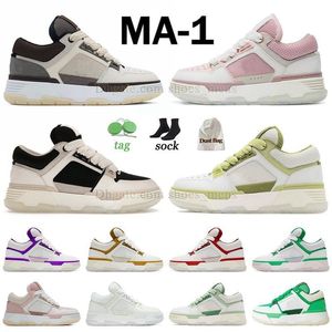 Amirir Beige Castary Shoes Ma1 Ma2 Mint Green Sneaker MA 1 2屋外レッドデザイナープレートフォームDHGATESブラウンホワイトラグジュアリーザパートビッグサイズUS 12クリームブラックテニストレーナー