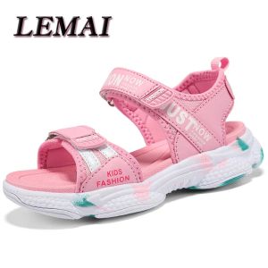 Sneakers LEMAI Girls Pink Sandals Cartoon Fashion Princess Shoes Girls Sandals Toddler Sandals Party Shoes Sandals for Teenagers Girls