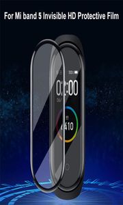 3D Screen Protector For Xiaomi Mi Band 5 Film Strap Mi Band5 Smart Watch Miband Full Soft Protective Glass Xiaomi Miband5 Film8807706