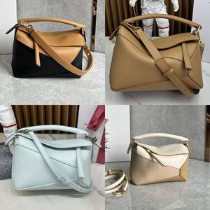 Bulmaca Geometrik Paket Tote Çanta Tasarımcı Tasarımcı Çanta Lüks Bag Crossbody Bag Bag Bag Çanta Omuz Çantası Tasarımcı Tasarımcı Kadın Çanta Eyer Çantası Geometrik