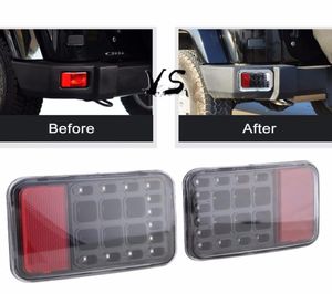 Luce del paraurti posteriore posteriore a LED Back su luci inversa per parcheggio Light Light Assembly per 0715 Jeep Wrangler JK3282441