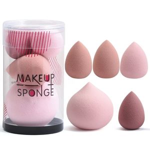 5pcs Make -up Schwamm Set Mixer Make -up -Werkzeuge Schönheitskosmetik Puff Gesicht Fundament Mischung für flüssige Creme und Pulver Neu