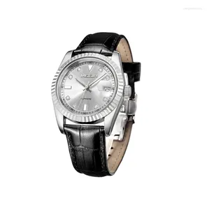 Relógios de pulso de alta qualidade Luxurz Watch for Men Stainless Steel Dial Bracele Casual Bracele