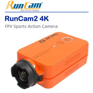 Kameror RunCam2 4K HD FPV Sports Action Camera WiFi App Supported Drone Camcorder Mini Film Video Recorder for Quadcopter Accessories