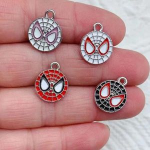 Charms 10pcs emalia kreskówka urok do biżuterii tworzących wisiorek Bransoletę Naszyjka