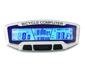 سلكية مقاومة للماء LCD دراجة كمبيوتر دراجة كمبيوتر عداد المقياس للدراجة لدراجة السلكية Velometer Bicycle2083787