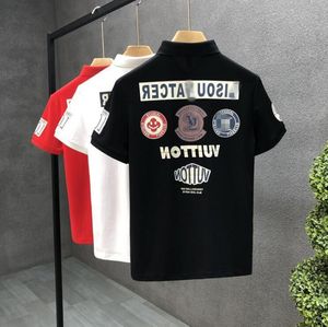 Sommer Herren T-Shirts Designer Modemarke Tops Herren-Freihirthirts Luxus Kleidung Straße Polo-Hemden Ärmel Kleidung