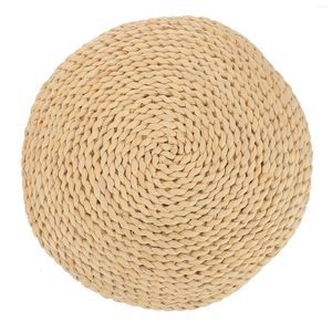 Cuscino paglia tatami rotonda tappetino per sedile piatto per esterno esterno giapponese rattan pavimento bambino sedia per bambini