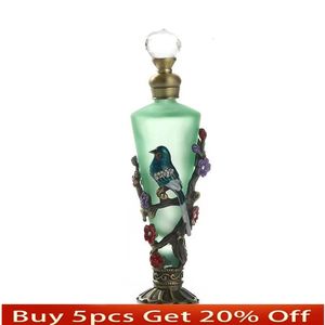 35 ml vintage vazio retro cristal fosco de perfume garrafa recarregável contêiner portátil casamento de natal decoração home decoração 240326