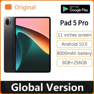 Принтеры 2023 Global Version Pad 5 Pro 11 -дюймовый экран светодиодного дисплея 8+256 ГБ ПЗУ MTK6797 8000 мАч аккумулятор Wi -Fi GPS Android 10.0 ТАБЛИЧИИ