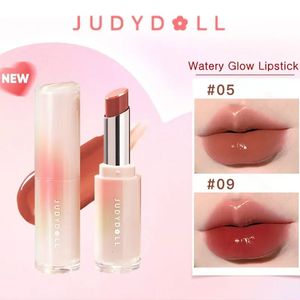 Judydoll Watery Glow Lippenstift Mirror Lip Balsam feuchtigkeitsspendende massive Lipglossglas Lipglasur Tint Make -up Schönheit 240320