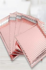 Rose Gold Foam Envelope Bags Self Seal Mailers ALUMINIUM FOIL BUBBLE vadderade kuvert med Poly Mailer Mailing Bag9522419