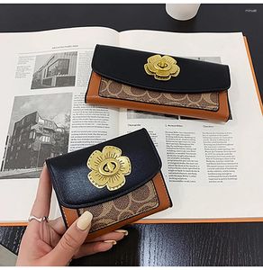 Umhängetaschen Mode Frauen Brieftasche weibliche kurze Brieftaschen für Frauen Münze PU Leder Geldhalter Kartenhalter Luxus berühmte Marken