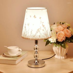 Table Lamps PVC Nordic Glass Desk Lamp Bedside El Study Reading Bedroom Lighting Home Decoration