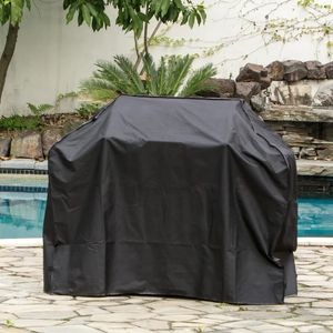 BBQ Cover Outdoor Dust Waterproof Weber Heavy Duty Charbroil Grill Cover Rain Protective Outdoor Barbecue Cover Round BBQ Grill