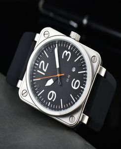 2023 New Wristwatches Men Watch Automatic Mechanical Couather Brown Couro preto Ross Robertwatches Gift2945935