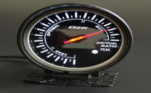 60mm 25 Inch DEFI BF Style Racing Gauge Car AirFuel Meter with Red White Light Air Fuel Ratio Sensor4459376