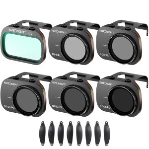 Accessori concept kf kit filtro 6pack (UV+nd4/pl+nd8/pl+nd16/pl+nd32/pl+nd64/pl) per dji mini se/mini 2 se con 28 rivestimenti multistrato