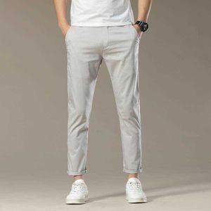 Guangzhou Factory Atacado Mens Cotton Spandex Business Chino calças de trabalho de trabalho de trabalho