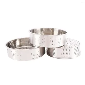 Double Boilers Dumplings S/M/L Compatible With Pot Kitchen Tool Holes Basket Steamer Cakeware Cage Cooker