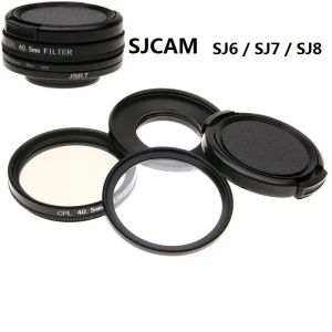 Kameror Nya SJCAM -tillbehör 40,5 mm Cpl Filter+SLIN UV Filter+Lens Cap för SJ6 Legend/SJ7 Star/SJ8 Pro/Air Action Camera Lens Protector