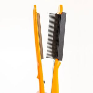 V Waschbares faltbares Haar Glätterer Kamm Friseur Pinsel Kamm Friseur Clip Werkzeug Friseurzubehör für Haare Kamm für Haare