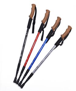 Utomhus trumpet Cork Trekking Poles Ultra Light Telescopic AlpenStock Multifunktion Staka handtag Vandring till fots sticker6048488