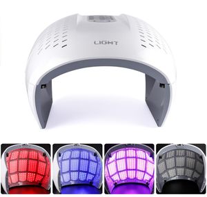 Foldbar 3 färg LED Ansiktsbehandling Pon Therapy Mask PDT Skin Rejuvenation Face Beauty Machine LED Light Therapy9368492