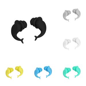 New 2pcs Earplug Waterproof Noise Reduction Whale Styling Ear Protection Sound Insulation Sleep Swim Nano Silicone