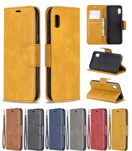 Telefonfodral för Samsung Galaxy A10e Pu Leather Surface Strong TPU Back Case Magnetic Flip Bucklemodela10e8552161