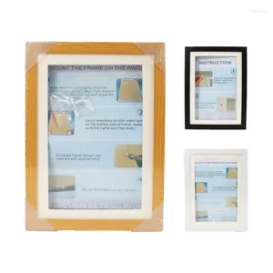 Frames Kids Art Front Opening Changeable Work Display Wood Artwork Holds For