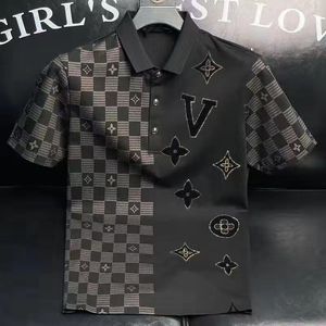 Designer di lusso Magliette maschili da uomo Polos camicie da uomo manica corta Maglietta a maniche corte Londra New York Chicago Polop Shirt ASIAN size M-5xl