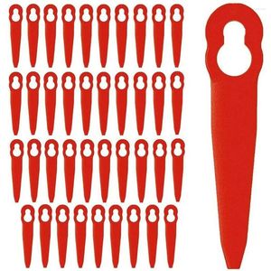 Bowls 40Pcs Replacement Plastic Blades Accessories For Polycut 2-2 45 Lawnmower Trimmer Grass Cutter
