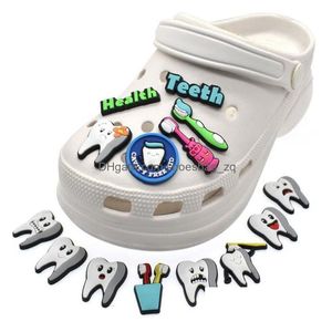 Gioielli Teeth Health Tema Clog Charms PVC Shoecharms Buckle Garden Accessori per scarpe per bambini Giochi regalo Delivery Delivery Baby Maternity Dh3rm