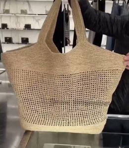 Bolsa de designer de sacos de compras de palha, grande capacidade para mulheres ombro no ombro de verão praia férias de férias de férias de viagem Bagjuko#