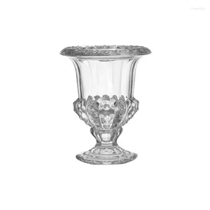 Titulares de vela Decorativa Pillar Crystal Glass Tea Light Totherholders Dome Table Desktop CenterPieces