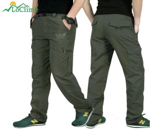 Loclimb açık hızlı kuru yürüyüş pantolon erkek yaz dağ tırmanışı balıkçılık pantolonlar ordu trekking spor su geçirmez pantolon am005 c13057769