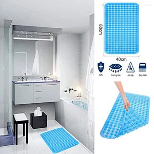 Tappetini da bagno tappetino da bagno pelle sensibile non slip 34,5 x 15,5 pollici blu/bianca/grigia doccia per la doccia domestica