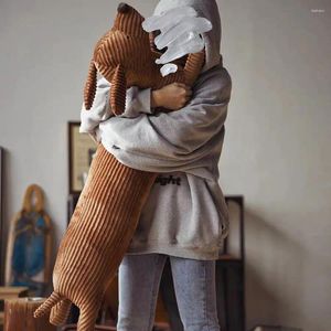 Cuscino marrone carino dachshund cani divano decorazione di regalo di Natale a gambe corti decorazioni per la casa bambola peluche