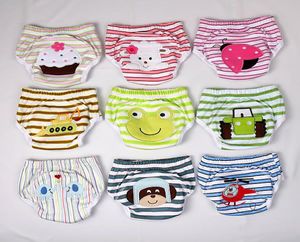 3layers Animal Baby Potty Training Pants Pantaloni di apprendimento impermeabile Fiori farfalla 100 Cotton3680767