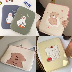 Cute Laptop Sleeves Carring Case 11 12 13 14 15 156 Inch Computer Bags for Macbook Ipad 97 102 109 ASUS 240408
