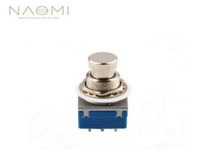 NAOMI 9 Pin 3PDT Guitar Effects Pedal Box Stomp Foot Metal Switch True Bypass For ElectroHarmonix T Rex Retro New6809962