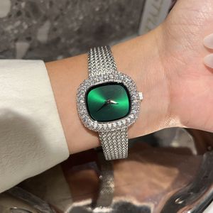 Assista Woman Diamond Watch Watch Movimento mecânico automático Relógios de 32 mm de vidro de vidro Borte de diamante à prova d'água Montre de lux