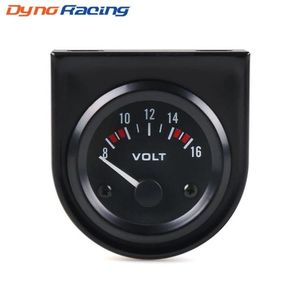 Voltmeter 2quot 52mm Universal 816 Volts meter White Led volt gauge Car meter Racing meter3157283