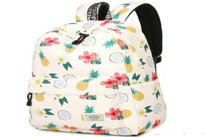 Ananan Backpack Flower Ananas Daypack Bandpling Printing School Casual Rucksack Sport Torba szkoła na zewnątrz pakiet 9106437