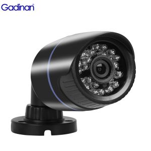 Câmera de segurança de câmeras gadinan ahd 720p 1080p 24pcs IR LEDS Night Vision Outdoor Bullet à prova d'água Câmera CCTV para vigilância por vídeo