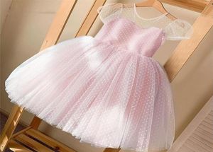 Girl039s Dresses Kids Flower For Girls Elegant Wedding Princess Dress Ceremony Party Rainbow Tutu Ball Gown 410 Year Children 4021207
